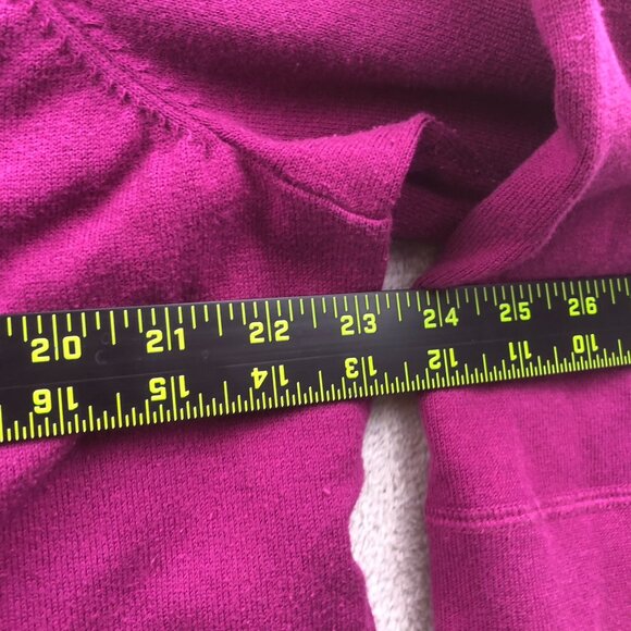 Eddie Bauer Women Cardigan Sweater Size XXL Button Up Purple Knit Casual Classic - Picture 5 of 14